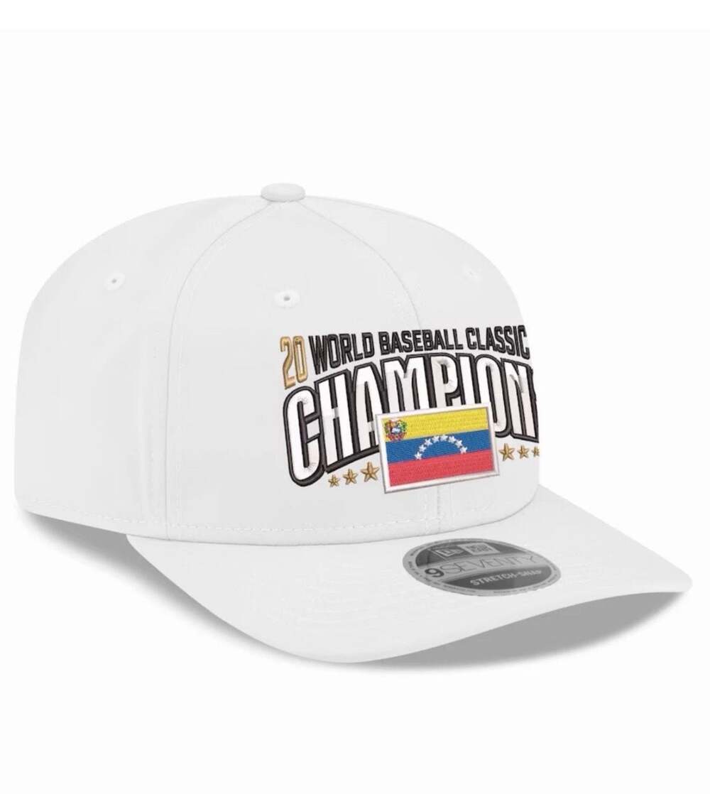 New Era White 2026 World Baseball Classic Champions Venezuela 9SEVENTY Stretch-S - Picture 3 of 4